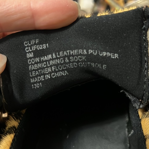 Steve Madden Women's Cliff Animal Sneaker- Size 8 - Picture 4 of 12